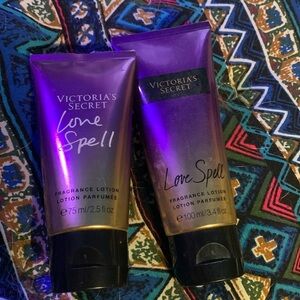 Vs body lotions set of two love spell